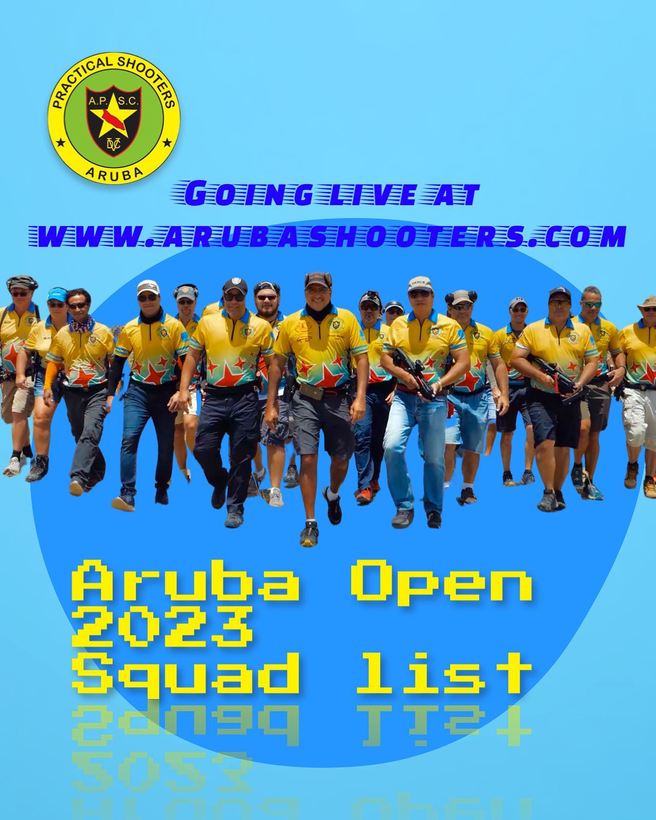 Aruba Open 23 Event Schedule & Squadding Aruba Practical Shooters Club